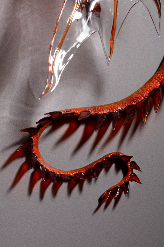 Bronze and Glass #1 Tail Close Up