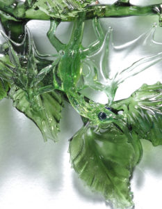 Mini Dragon in Leaves 3